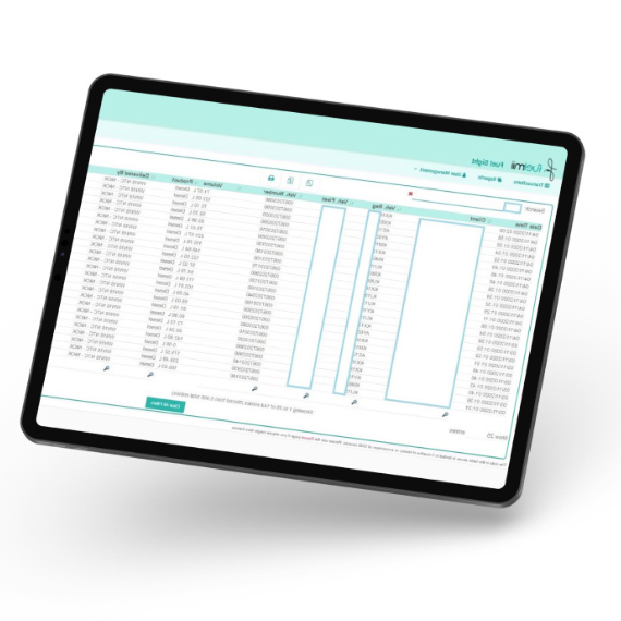 Dashboard view of Mobile Diesel delivery service of Gofuel